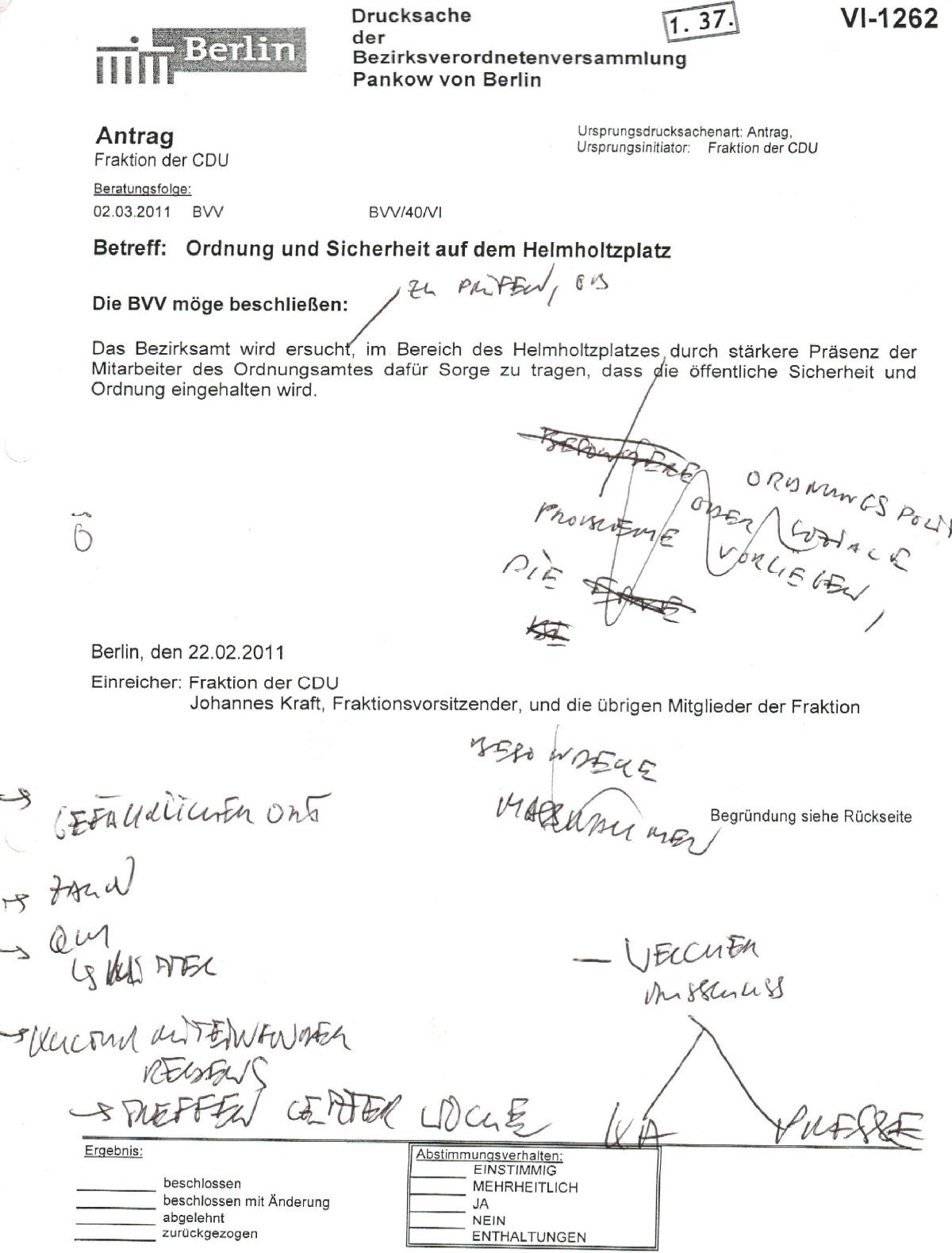 Antrag CDU Helmholtzplatz 2011 - Quelle Unterlagen Stefan Schneider